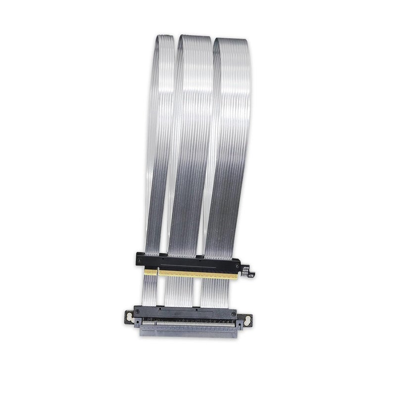 GIGA-MEGA PCIe 5.0 X16 Riser Cable Dual Reverse and Straight GPU Extension Cable GEN5 for ITX A4 Case RTX5090 (Straight 65cm) - Image 1